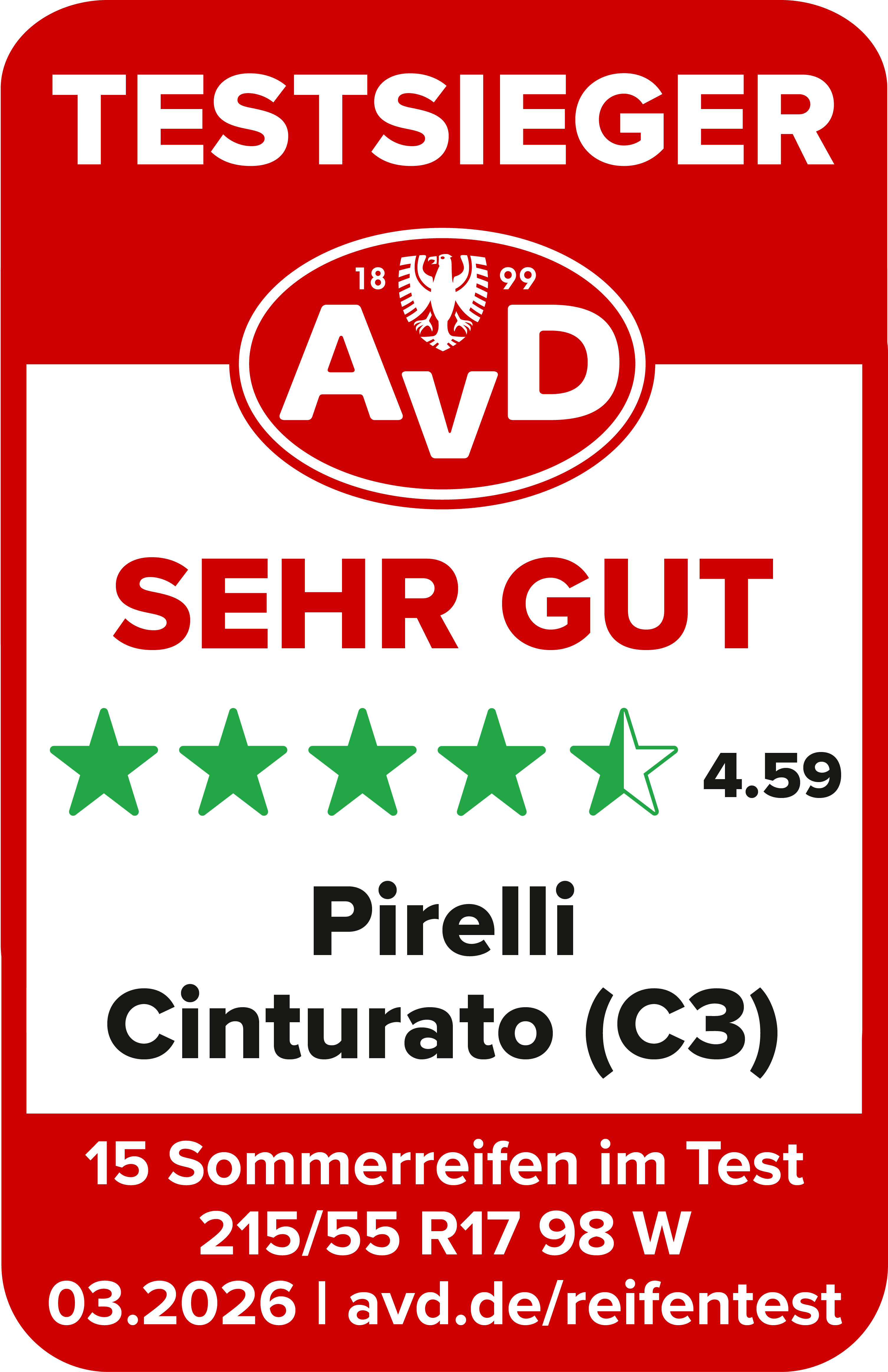 AvD — CINTURATO (C3)