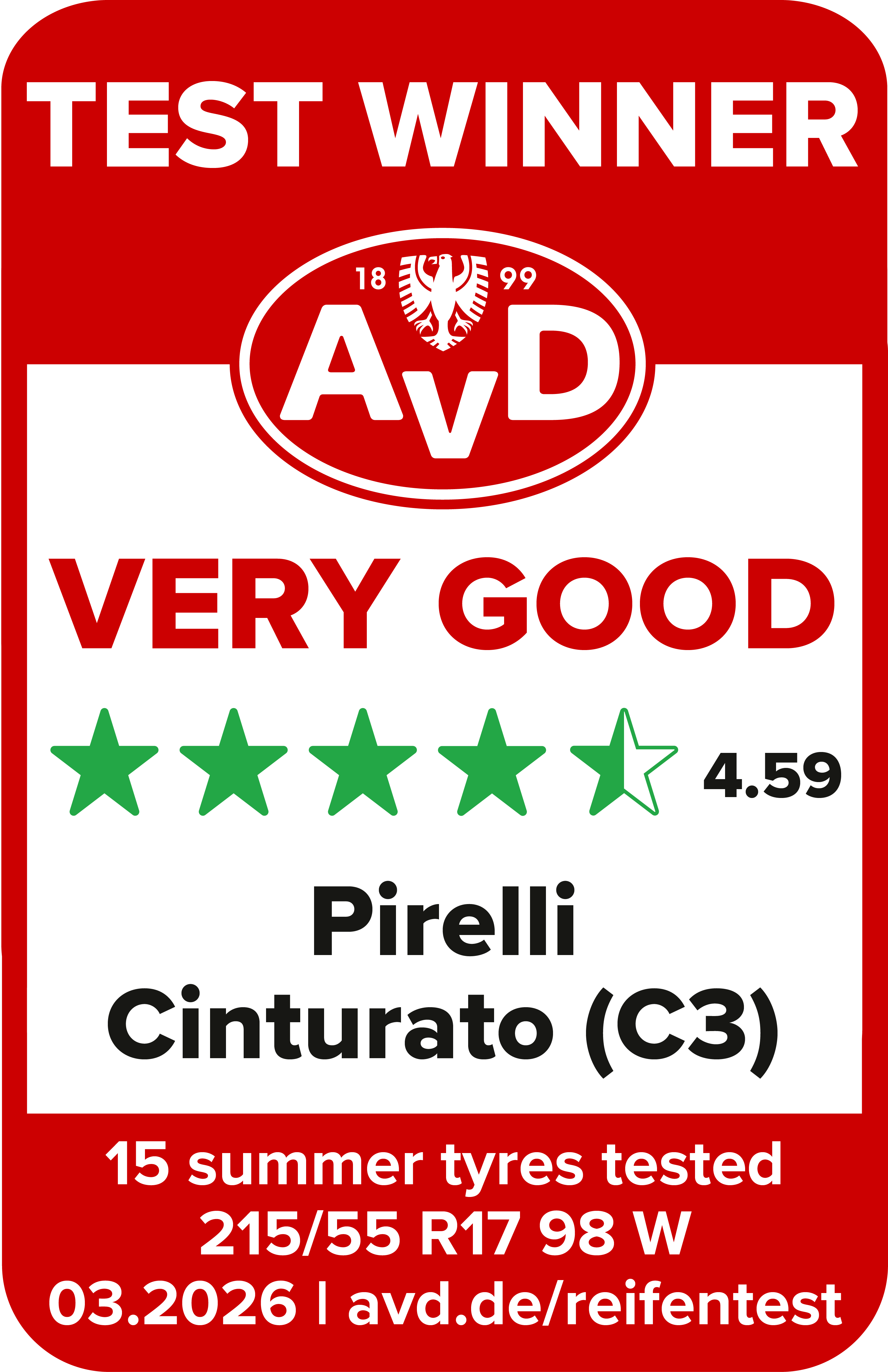 AvD — CINTURATO (C3)