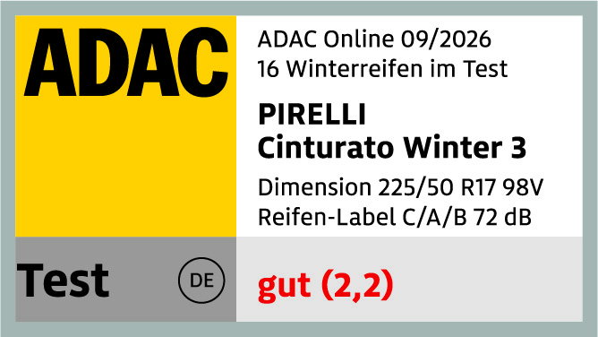 ADAC — CINTURATO WINTER 3