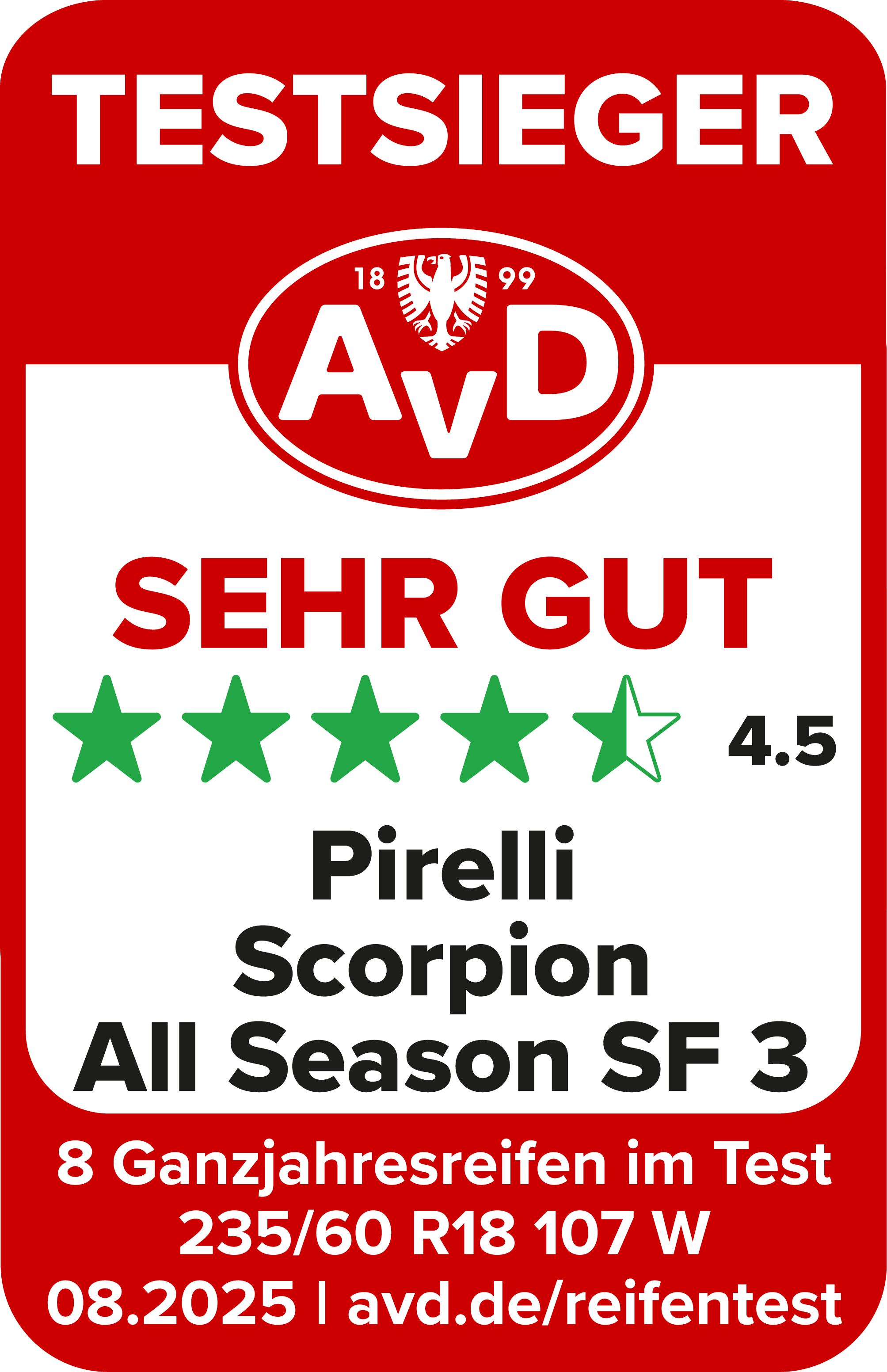 AvD — SCORPION ALL SEASON SF3